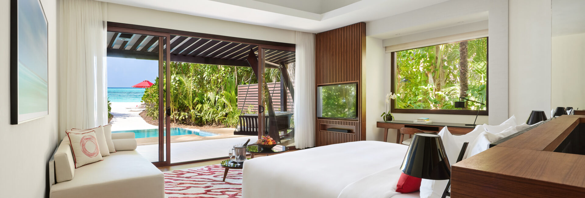 Niyama Private Islands - Deluxe Family Beach Pool Villas Master Bedroom