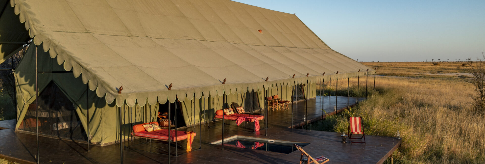 Jack's Camp - Guest tent exterior