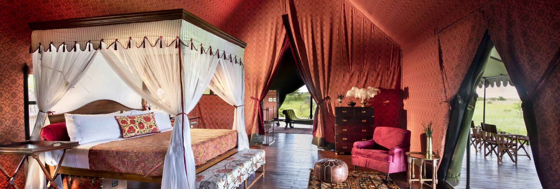 Jack's Camp - Guest tent Double bed