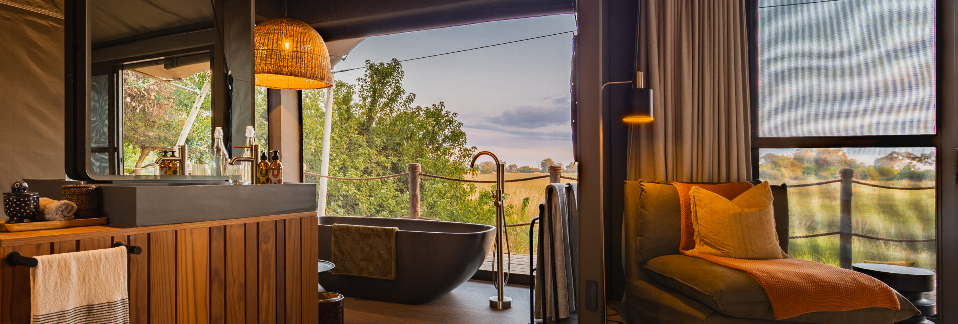 North Island_Family Tent Bathroom