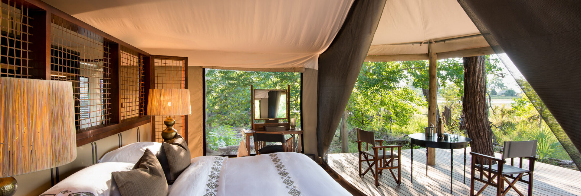 Botswana-Nxabega-Okavango-Tented-Camp-Tent-bedroom
