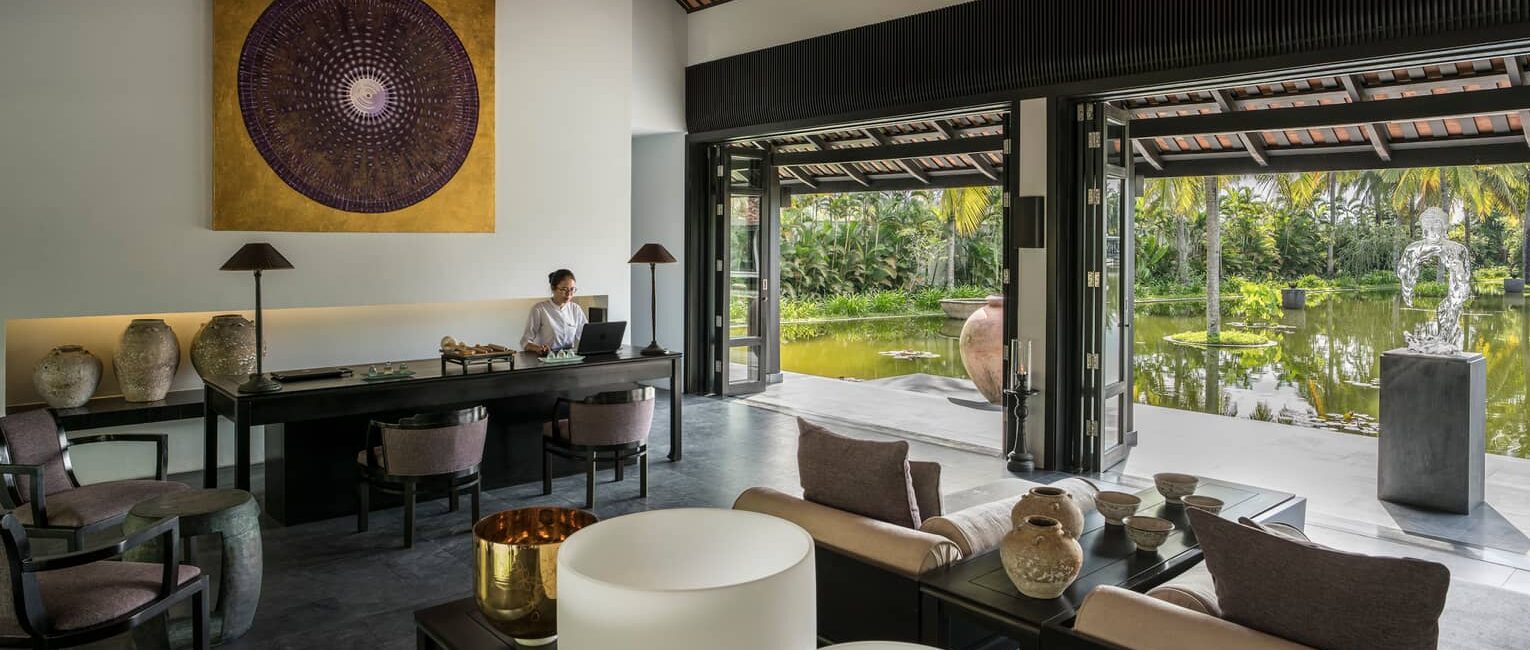 Four Seasons Resort The Nam Hai/ Bedroom living Area